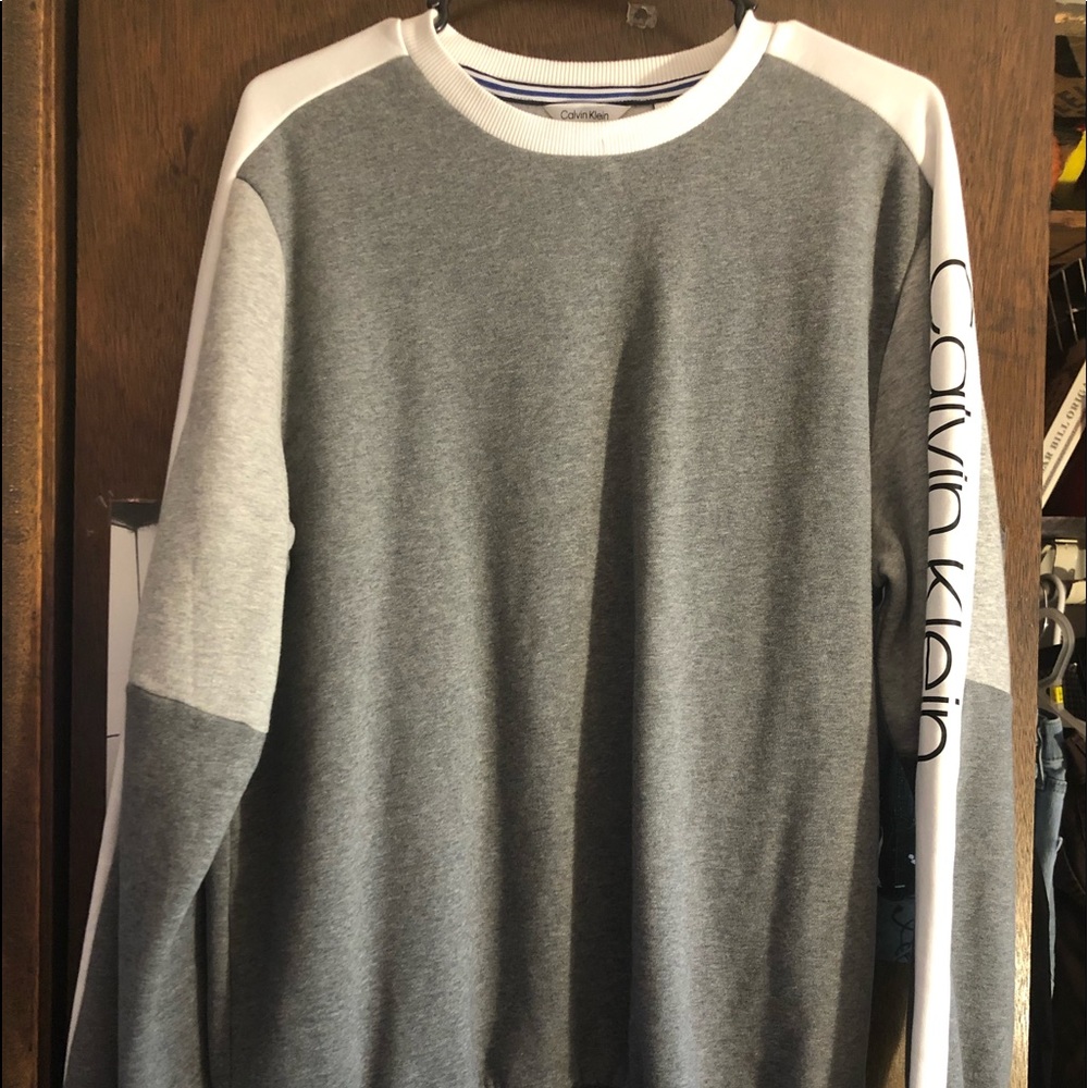 Calvin Klein Sweatshirt Color Block Paneling (Men’s Medium)